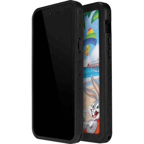 Looney Tunes Beach iPhone 15 Waterproof Case
